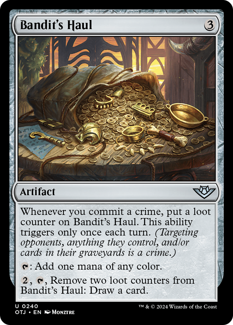 Image of Bandit's Haul (OTJ-240) - Outlaws of Thunder Junction Foil