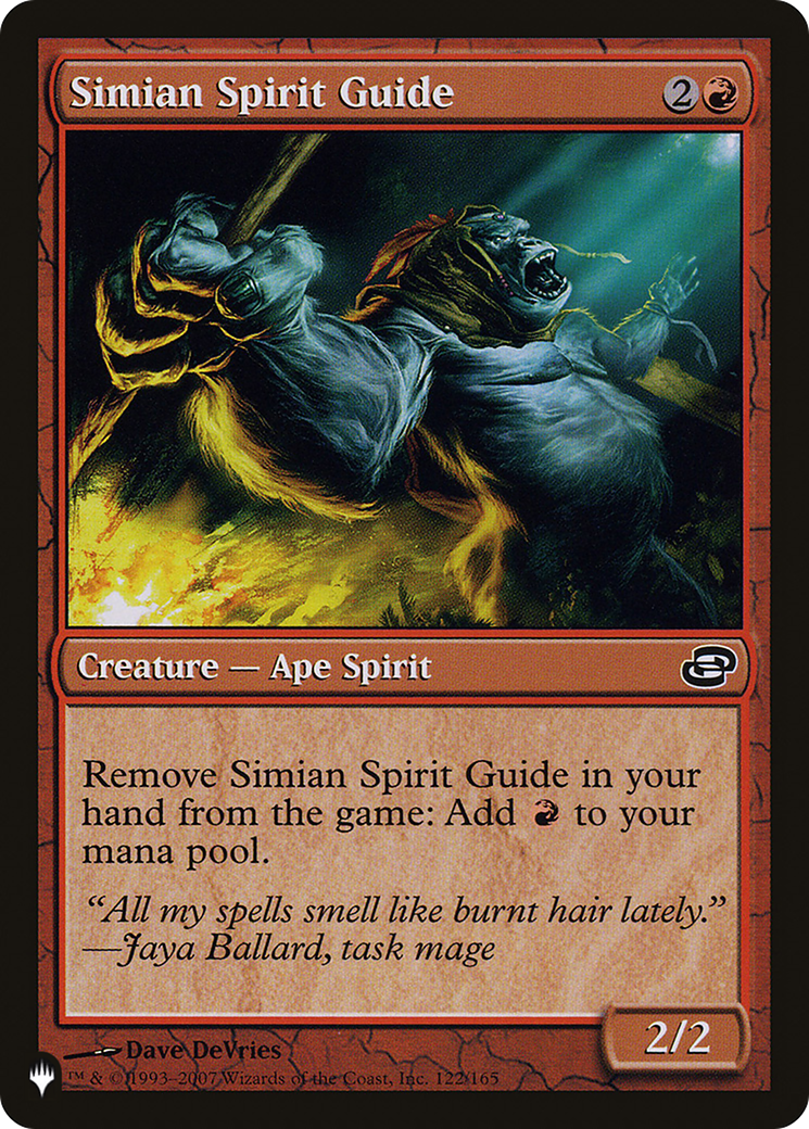 Image of Simian Spirit Guide (LIST-PLC-122) - The List: (colorshifted)