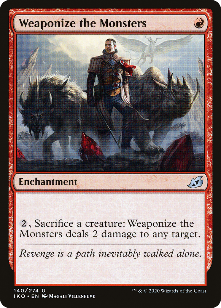 Image of Weaponize the Monsters (IKO-140) - Ikoria: Lair of Behemoths Foil