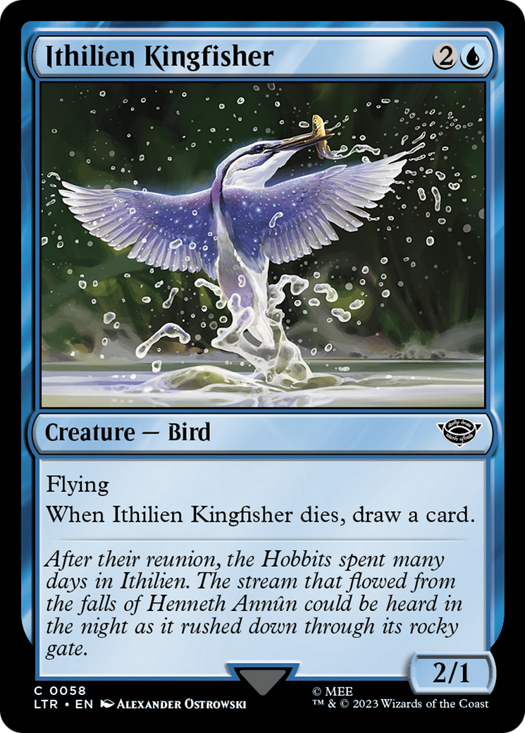 Image of Ithilien Kingfisher (LTR-058) - The Lord of the Rings: Tales of Middle-earth Foil