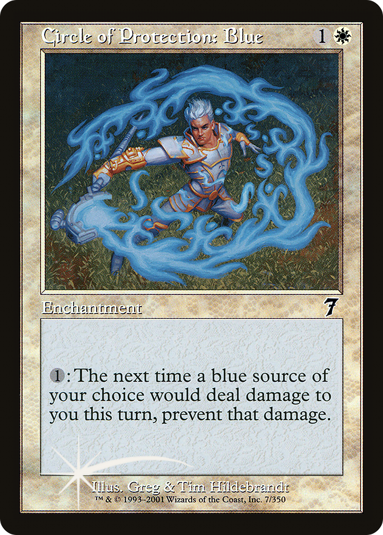 Image of Circle of Protection: Blue (7ED-007) - 7th Edition