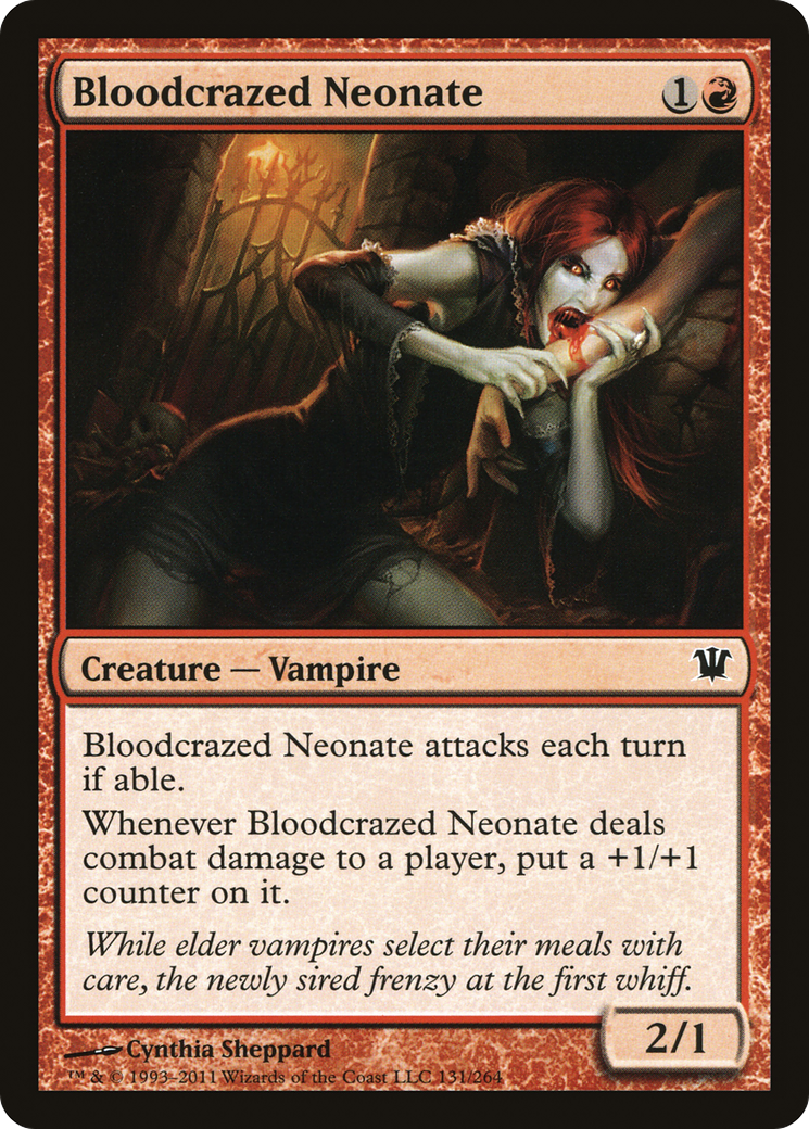Image of Bloodcrazed Neonate (ISD-131) - Innistrad Foil