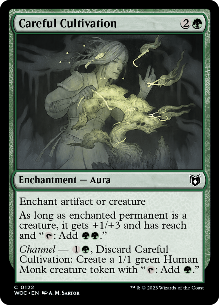 Image of Careful Cultivation (WOC-122) - Wilds of Eldraine Commander