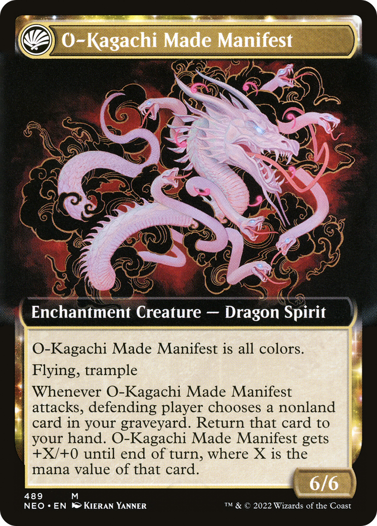 Image of The Kami War (Extended Art) (NEO-489) - Kamigawa: Neon Dynasty: (Extended Art, fandfc, enchantment)
