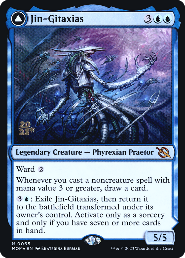 Image of Jin-Gitaxias (PRE-065) - March of the Machine Promos Foil