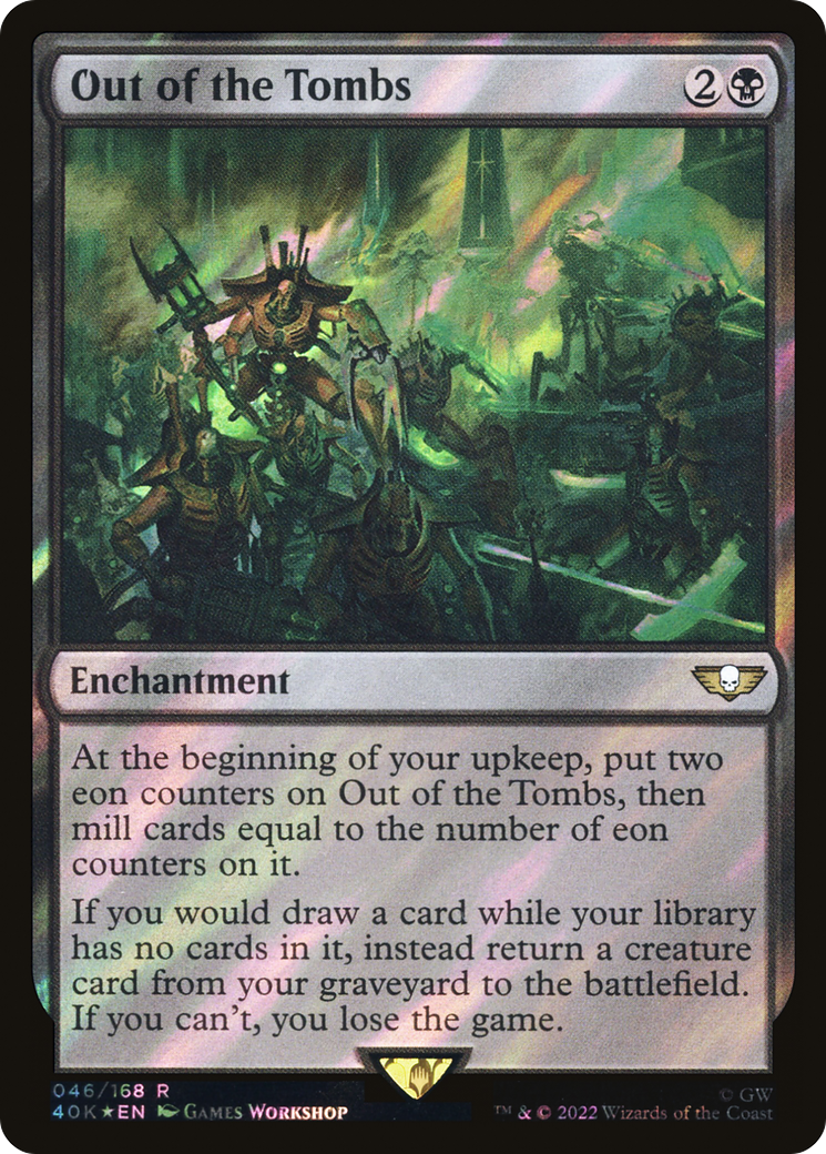 Image of Out of the Tombs (Surge Foil) (40K-046) - Warhammer 40,000 Commander Foil
