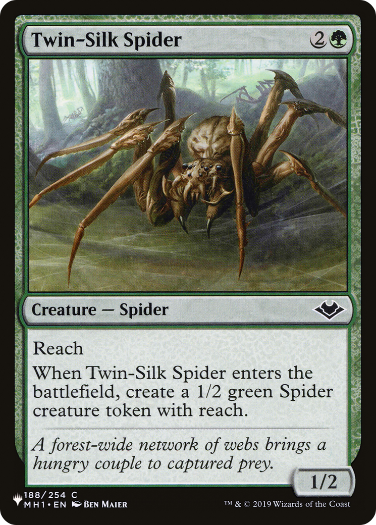 Image of Twin-Silk Spider (LIST-MH1-188) - The List