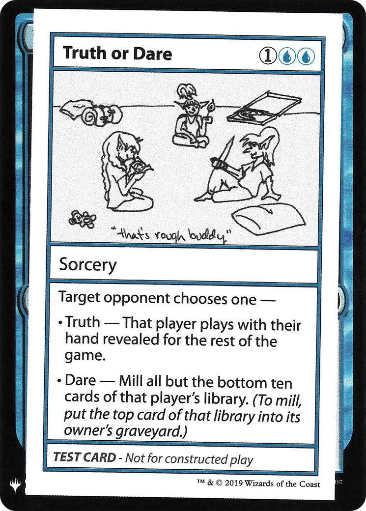 Image of Truth or Dare (CMB1-032) - Mystery Booster Playtest Cards 2019
