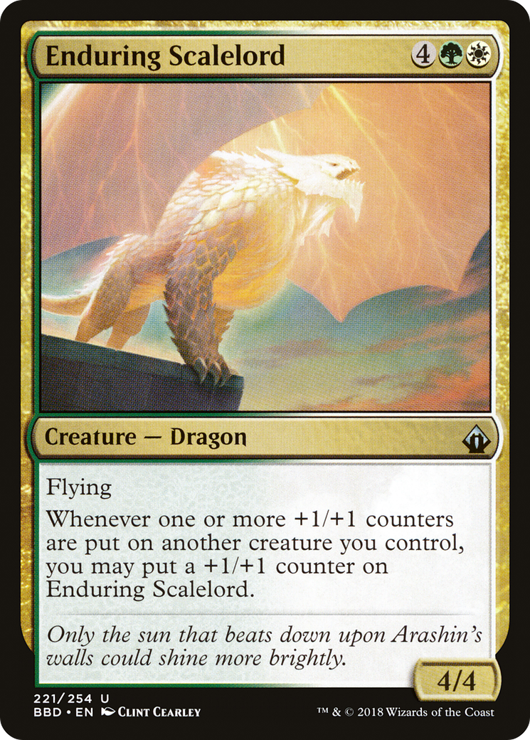 Image of Enduring Scalelord (BBD-221) - Battlebond