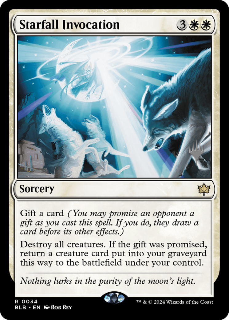 Image of Starfall Invocation (PPBLB-034) - Bloomburrow Promos