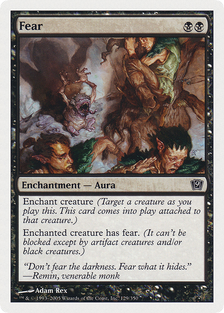 Image of Fear (9ED-129) - 9th Edition