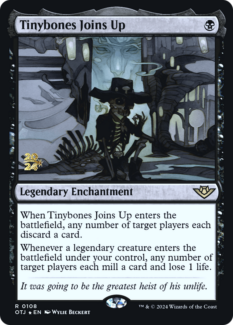 Image of Tinybones Joins Up (PRE-108) - Outlaws of Thunder Junction Promos Foil