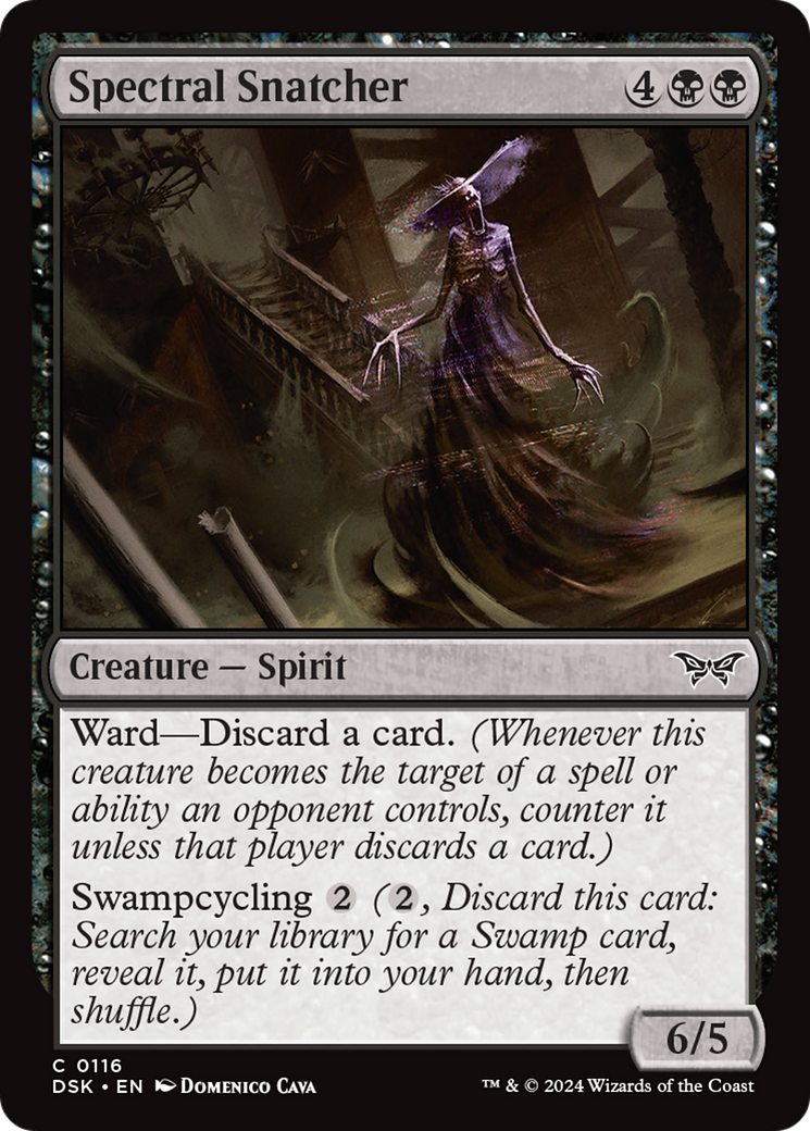 Image of Spectral Snatcher (DSK-116) - Duskmourn: House of Horror Foil