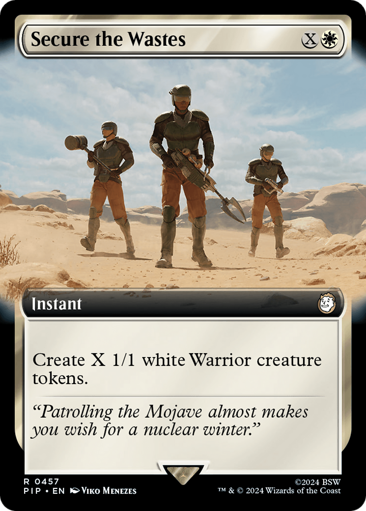 Image of Secure the Wastes (Extended Art) (PIP-457) - Fallout: (Extended Art) Foil
