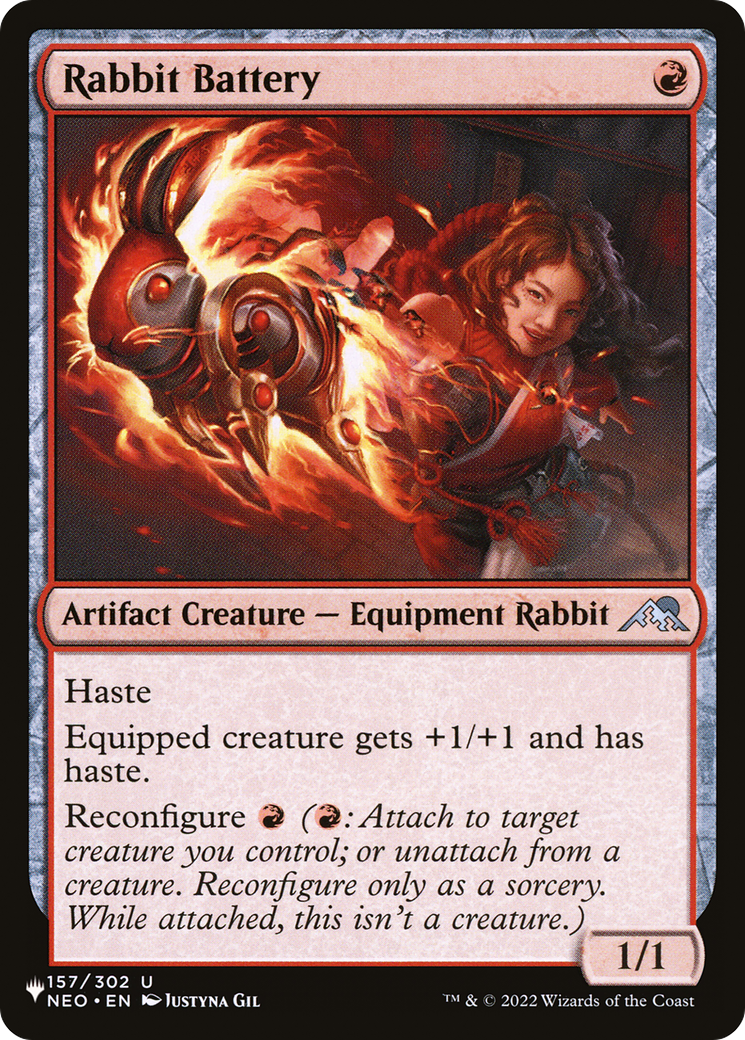 Image of Rabbit Battery (LIST-NEO-157) - The List