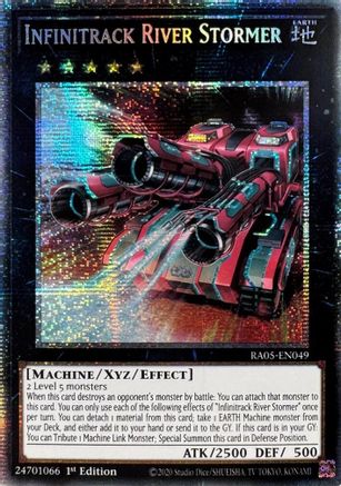 Image of Infinitrack River Stormer (Starlight Rare) (RA05-EN049) - Rarity Collection 5 1st Edition