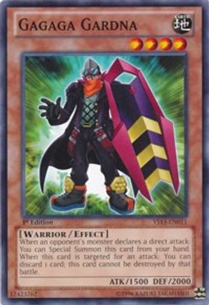 Image of Gagaga Gardna (YS13-EN011) - Super Starter: V for Victory 1st Edition