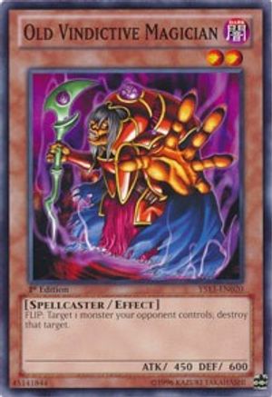 Image of Old Vindictive Magician (YS13-EN020) - Super Starter: V for Victory 1st Edition