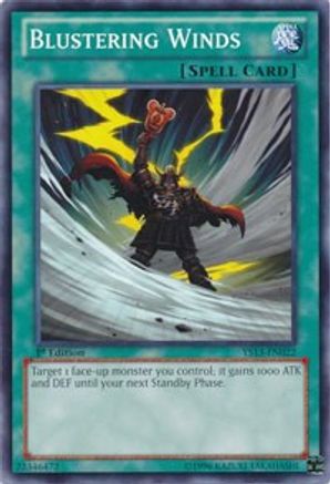 Image of Blustering Winds (YS13-EN022) - Super Starter: V for Victory 1st Edition
