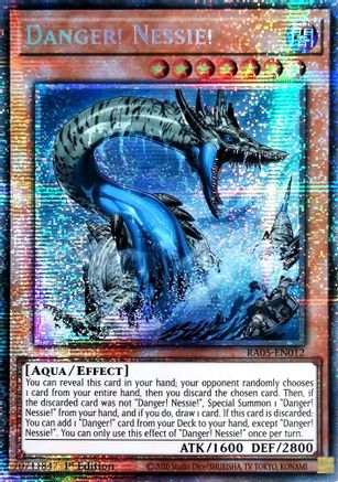 Image of Danger! Nessie! (Starlight Rare) (RA05-EN012) - Rarity Collection 5 1st Edition