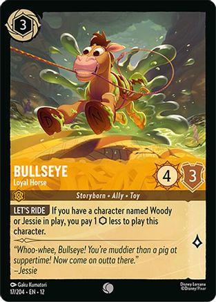 Image of Bullseye - Loyal Horse (17/204) - Wilds Unknown Cold Foil