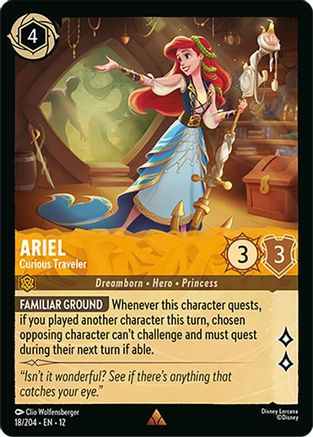 Image of Ariel - Curious Traveler (18/204) - Wilds Unknown