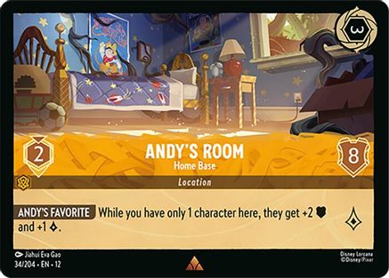 Image of Andy's Room - Home Base (34/204) - Wilds Unknown Cold Foil
