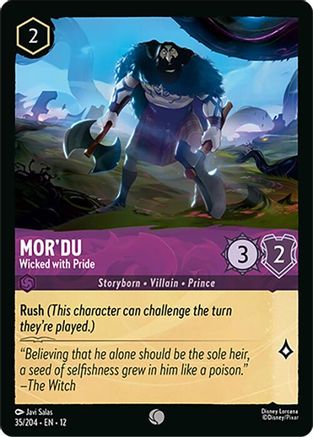 Image of Mor'du - Wicked with Pride (35/204) - Wilds Unknown