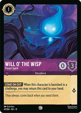 Image of Will o' the Wisp - Forest Spirit (47/204) - Wilds Unknown