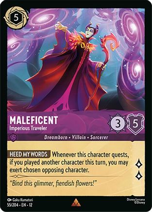 Image of Maleficent - Imperious Traveler (55/204) - Wilds Unknown
