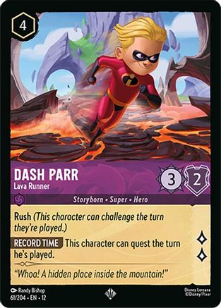Image of Dash Parr - Lava Runner (61/204) - Wilds Unknown