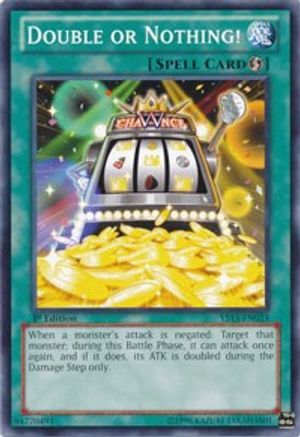 Image of Double or Nothing! (YS13-EN024) - Super Starter: V for Victory 1st Edition