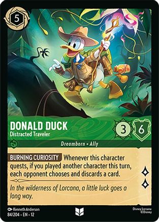 Image of Donald Duck - Distracted Traveler (84/204) - Wilds Unknown