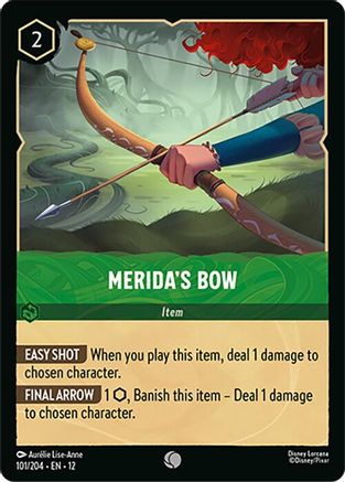 Image of Merida's Bow (101/204) - Wilds Unknown Cold Foil