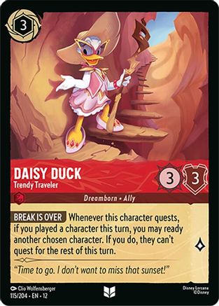 Image of Daisy Duck - Trendy Traveler (115/204) - Wilds Unknown