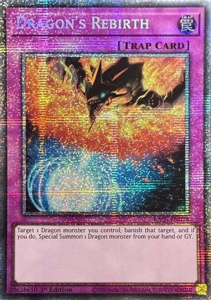 Image of Dragon's Rebirth (Starlight Rare) (RA05-EN078) - Rarity Collection 5 1st Edition