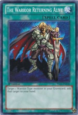 Image of The Warrior Returning Alive (YS13-EN030) - Super Starter: V for Victory 1st Edition