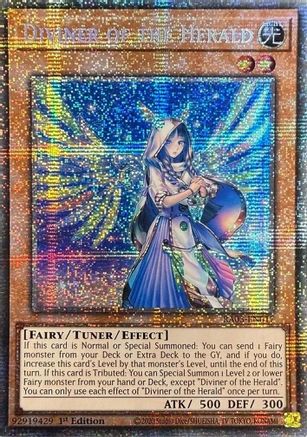 Image of Diviner of the Herald (Starlight Rare) (RA05-EN017) - Rarity Collection 5 1st Edition
