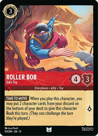 Image of Roller Bob - Sid's Toy (113/204) - Wilds Unknown Cold Foil