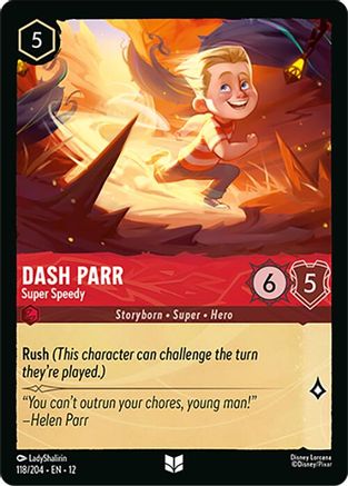 Image of Dash Parr - Super Speedy (118/204) - Wilds Unknown Cold Foil