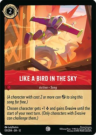 Image of Like A Bird In the Sky (131/204) - Wilds Unknown Cold Foil