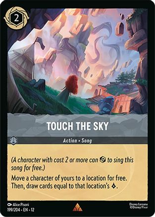 Image of Touch the Sky (199/204) - Wilds Unknown Cold Foil