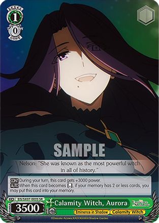 Image of Calamity Witch, Aurora (SR) (EIS/SX07-003S) - The Eminence in Shadow