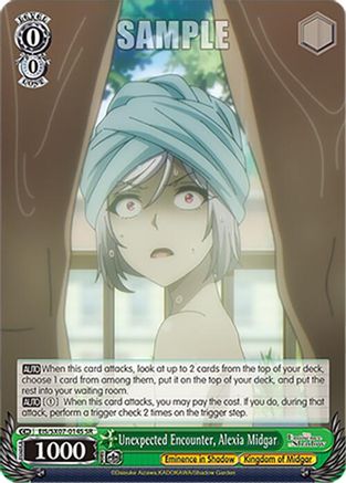 Image of Unexpected Encounter, Alexia Midgar (SR) (EIS/SX07-014S) - The Eminence in Shadow