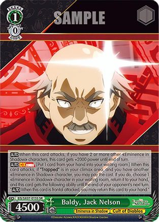 Image of Baldy, Jack Nelson (SR) (EIS/SX07-015S) - The Eminence in Shadow