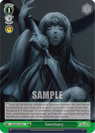 Image of Sanctuary (EIS/SX07-023) - The Eminence in Shadow