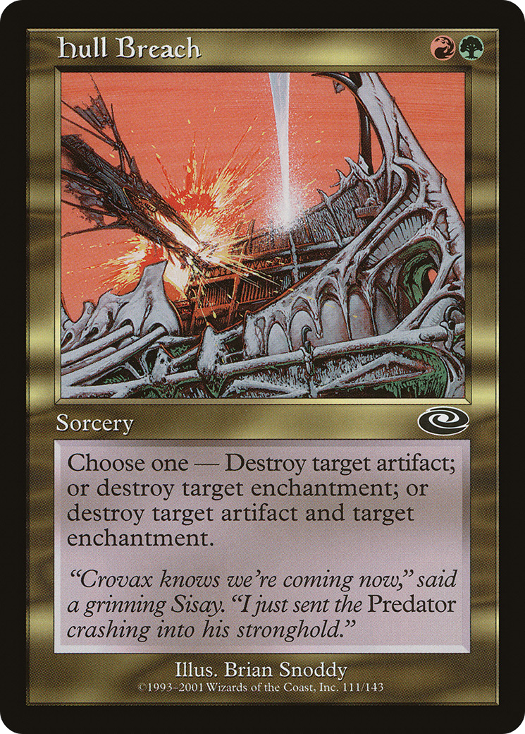 Image of Hull Breach (PLS-111) - Planeshift Foil