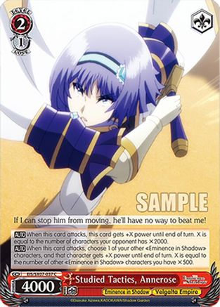 Image of Studied Tactics, Annerose (EIS/SX07-037) - The Eminence in Shadow