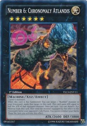 Image of Number 6: Chronomaly Atlandis (YS13-ENV11) - Super Starter: V for Victory Power-Up Pack Limited