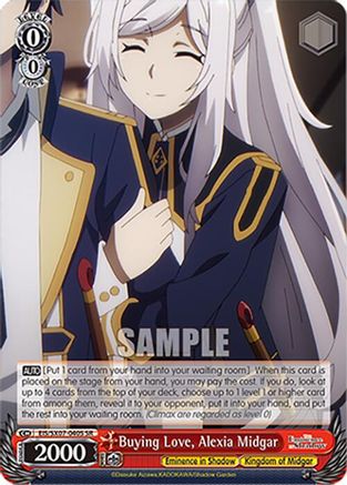 Image of Buying Love, Alexia Midgar (SR) (EIS/SX07-040S) - The Eminence in Shadow